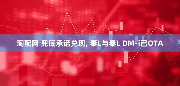 淘配网 兜底承诺兑现, 秦L与秦L DM-i已OTA